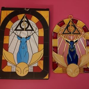 Harry Potter stag window art and polyjuice potion